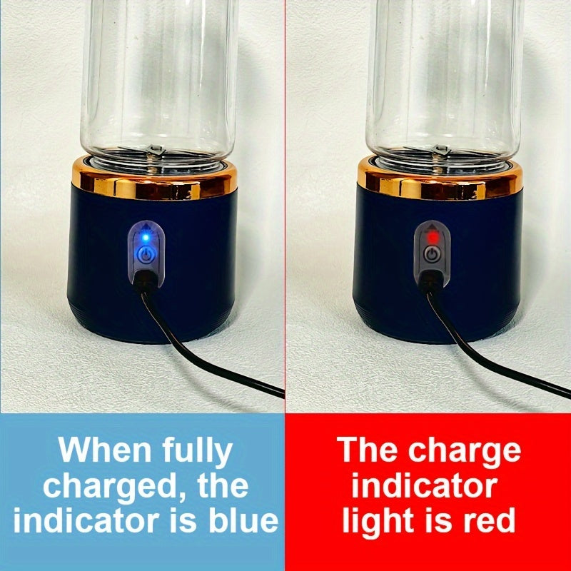 Juicer Portable Small Charging Juicer Cup, Perfect Gift for Home, Kitchen, And Travel, Valentine'S Day, Thanksgiving, Christmas, Mother'S Day, Portable Kitchen Appliance, Travel Juicer, Compact Design, Durable Cup, Automatic