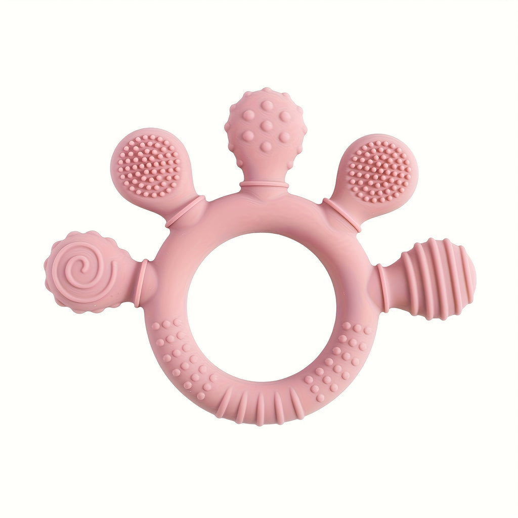 Baby Teething Toys, Baby Teethers, Food Grade Silicone Teethers,, Baby Care Rings, Toys, Gifts for Kids, Newborn Accessories