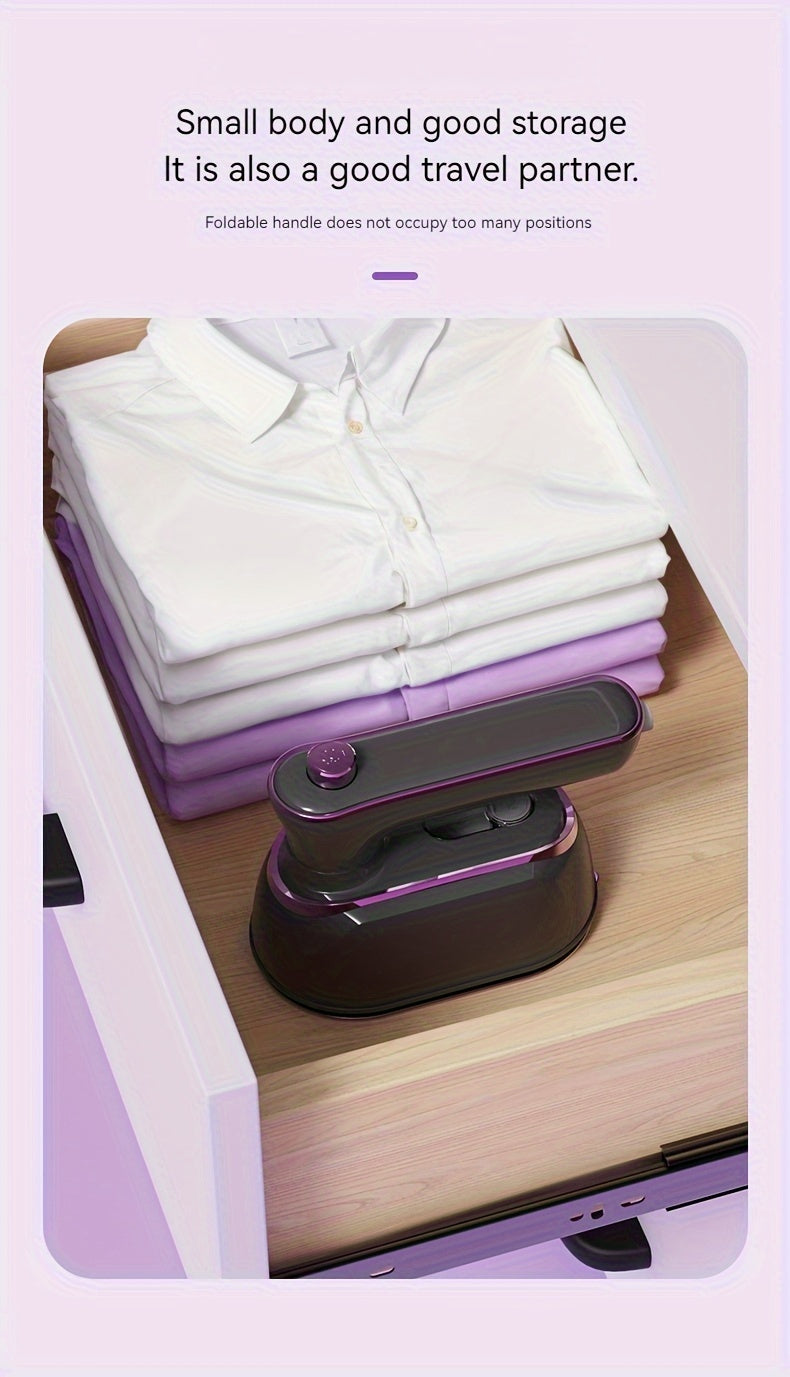 British Standard CY-601 Iron, Professional Level Handheld Ironing Machine with Large Capacity Water Tank, Supercharged Steam, Flat Perm/Hanging Perm, Dry and Wet Comfort for All Fabrics, No Battery Needed, 220-240V, British P