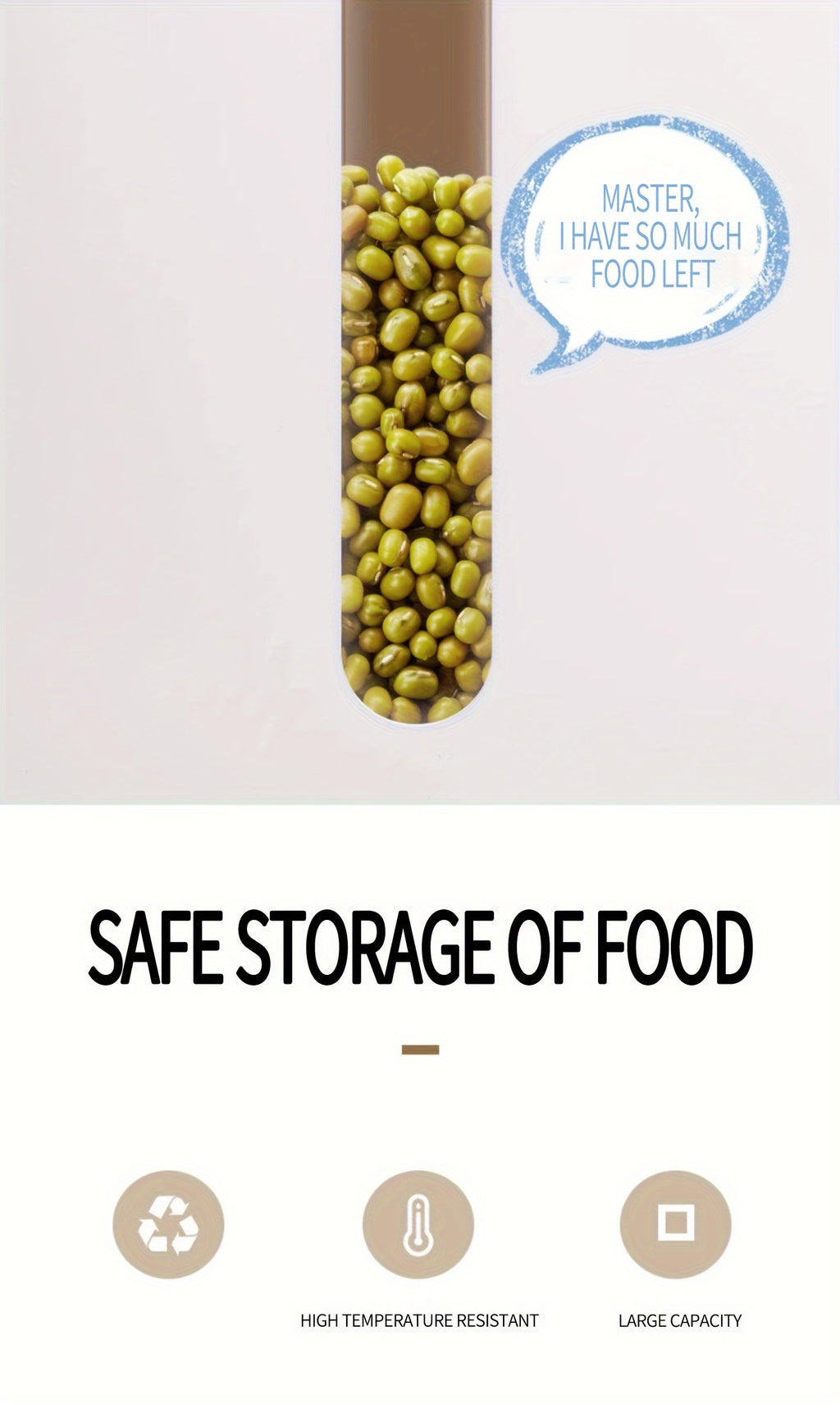 1pc Cylinder Rice Bucket, Insect-proof And Moisture-proof Thickened Containers For Rice, Cereals, Grains, Flours, Pet Food, Household Airtight Rice Dispenser, Food Storage Jar, Home Kitchen Supplies