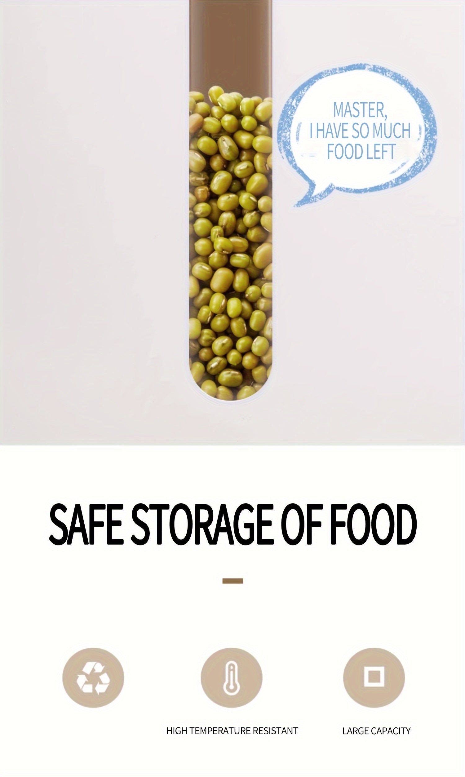 1pc Cylinder Rice Bucket, Insect-proof And Moisture-proof Thickened Containers For Rice, Cereals, Grains, Flours, Pet Food, Household Airtight Rice Dispenser, Food Storage Jar, Home Kitchen Supplies