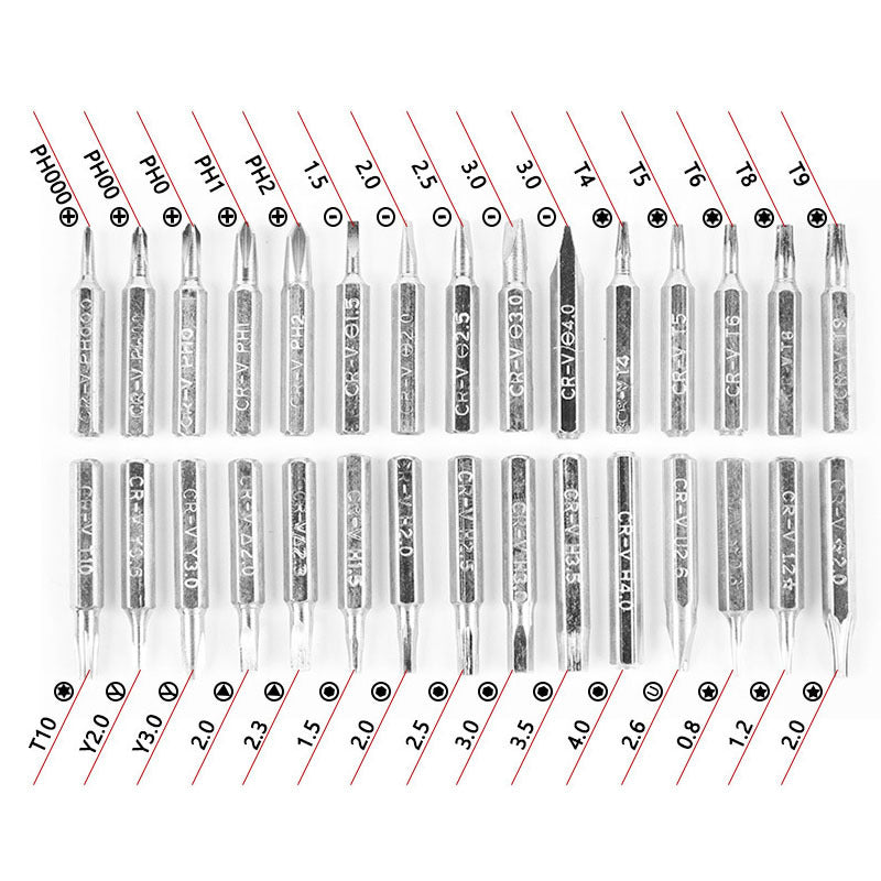 32 In 1 Mini Screwdriver Set Home Tool For Home Repair Multi Tool Bits Ratcheting Screwdriver Sets With Ratchet Wrench Kit