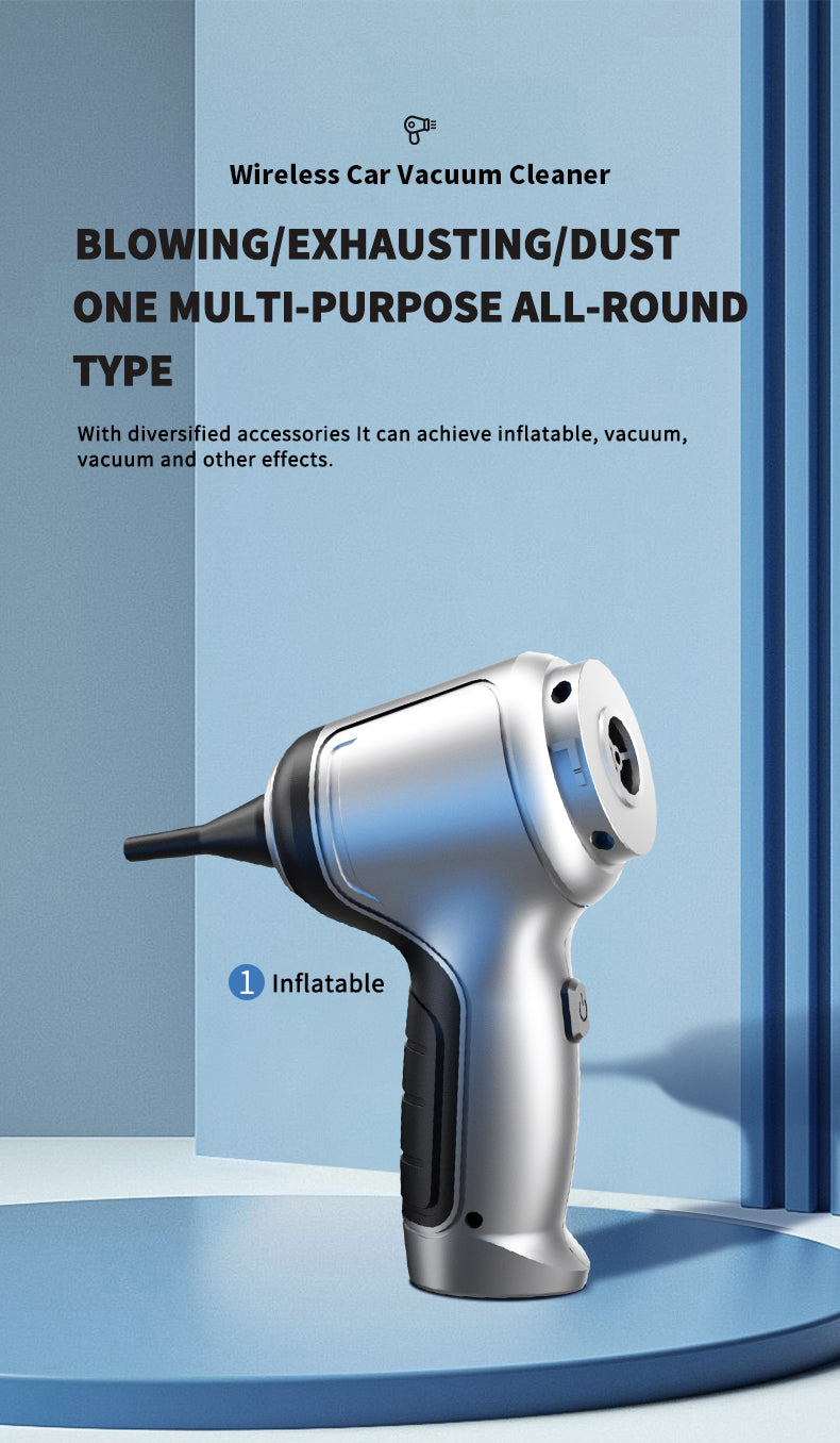 1pc Vacuum Cleaner 15000PA Wireless Handheld Vacuum Cleaner Home Appliance Car Vacuum Cleaner Wireless Handheld Car Vacuum Vacuuming And Blow 2in 1 Portable Strong Suction Cleaner Vacuum Accessories Cleaning Accessories Small