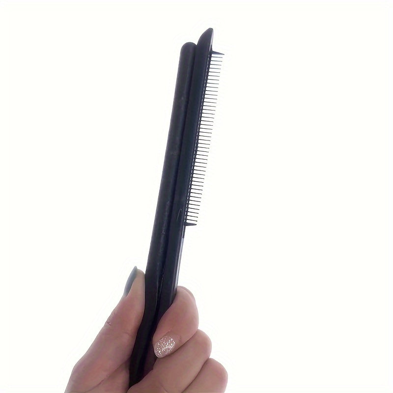 1pc Professional V-Shaped Hair Styling Comb, Bohemian Style, For Messy Finishing & Straightening, Hair Cutting Tool With Unique Design For Salon & Home Use