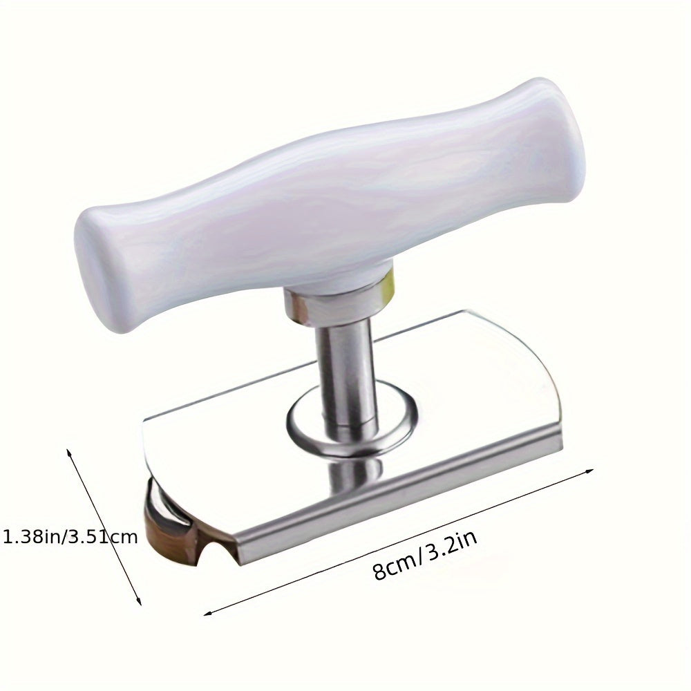 1pc Stainless Steel Effortless Can and Bottle Opener - Easily Open Cans and Bottles with Smooth Edge, Perfect for Restaurant, Hotel Kitchens and Home Use, Eid Al-Adha Mubarak