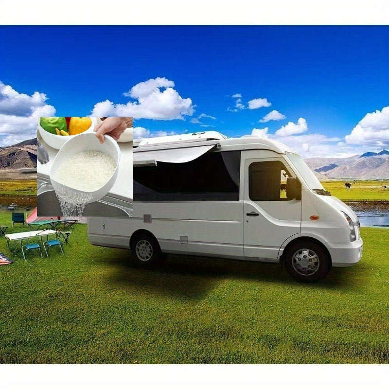 Versatile Kitchen Washing Basket - Ideal for Draining, Rice Washing & Fruit/Vegetable Cleaning | Durable Plastic, Perfect for RVs & Home Use