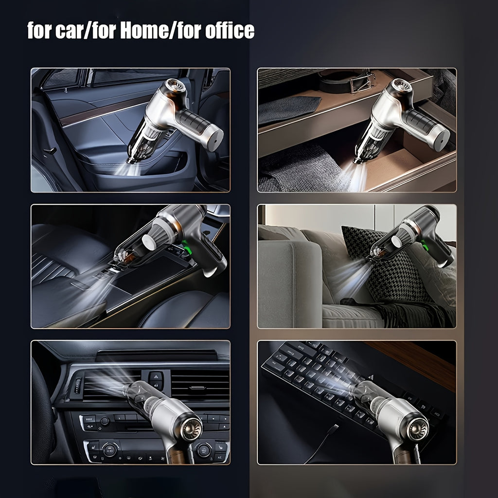 1pc Vacuum Cleaner 15000PA Wireless Handheld Vacuum Cleaner Home Appliance Car Vacuum Cleaner Wireless Handheld Car Vacuum Vacuuming And Blow 2in 1 Portable Strong Suction Cleaner Vacuum Accessories Cleaning Accessories Small