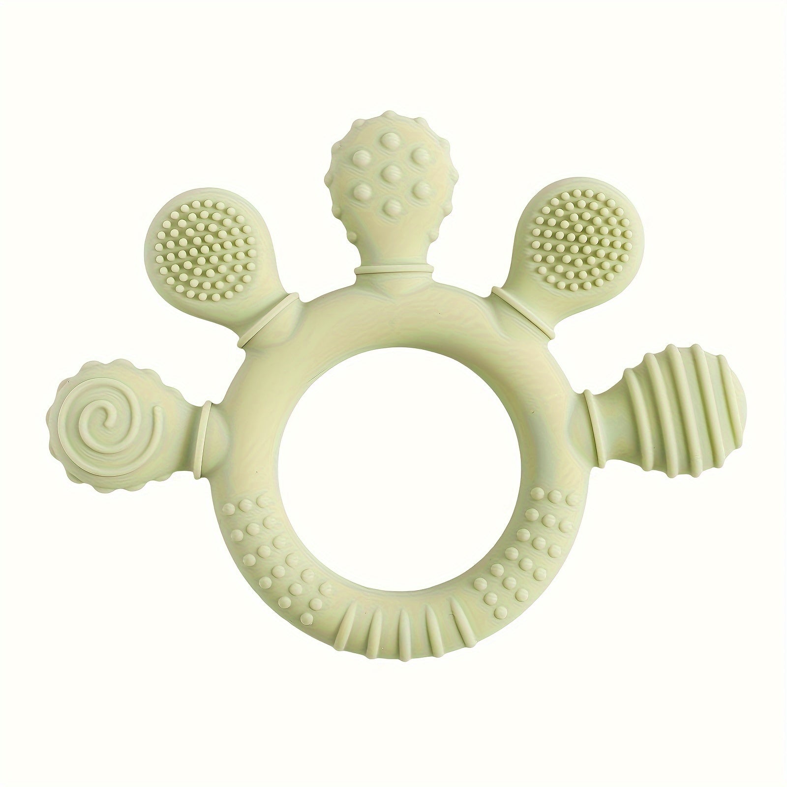 Baby Teething Toys, Baby Teethers, Food Grade Silicone Teethers,, Baby Care Rings, Toys, Gifts for Kids, Newborn Accessories