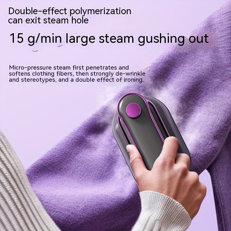 British Standard CY-601 Iron, Professional Level Handheld Ironing Machine with Large Capacity Water Tank, Supercharged Steam, Flat Perm/Hanging Perm, Dry and Wet Comfort for All Fabrics, No Battery Needed, 220-240V, British P