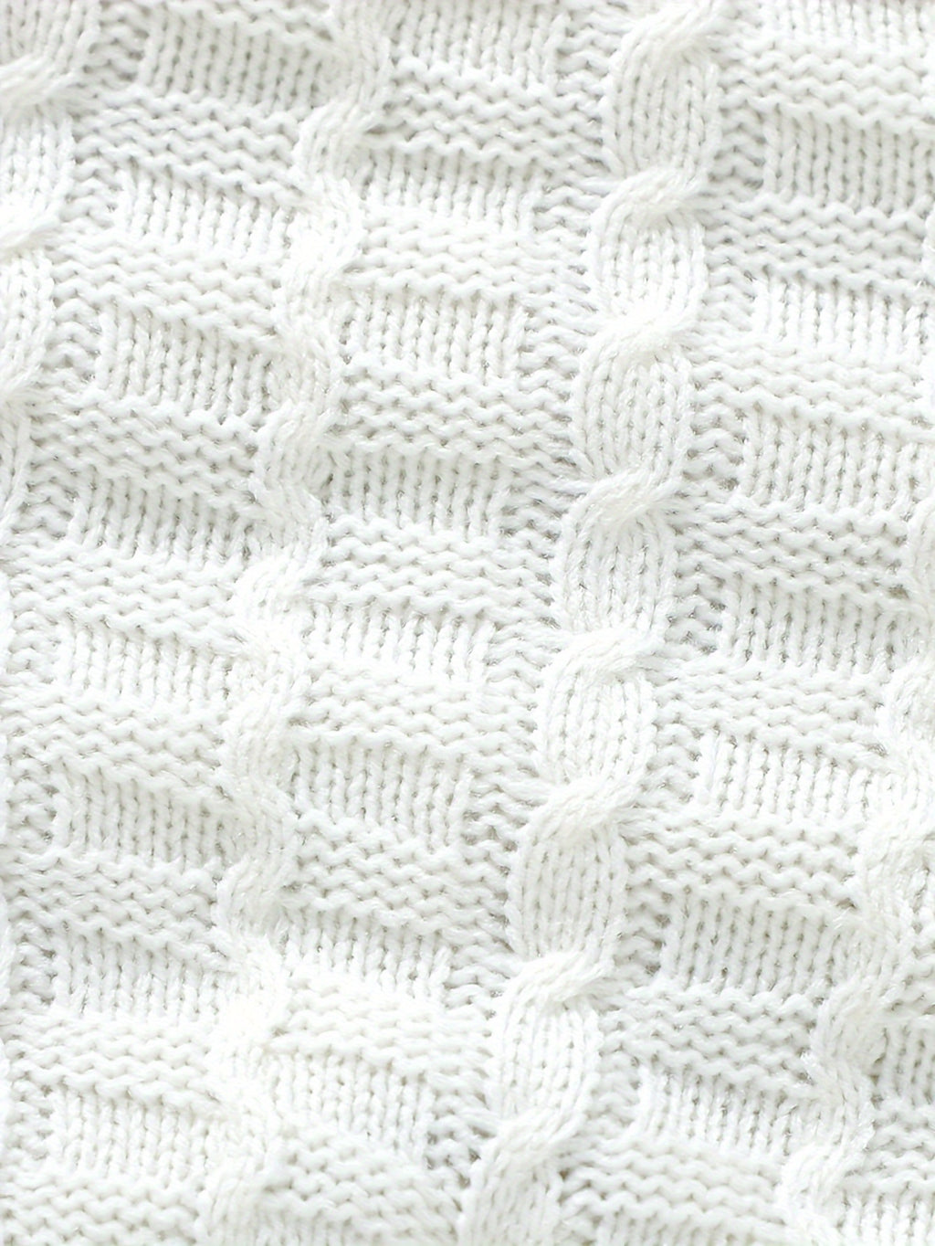 Infant Baby Wool Knitted Suspender Jumpsuit, Long Legs Climbing Suit With Hat Set Without Lining