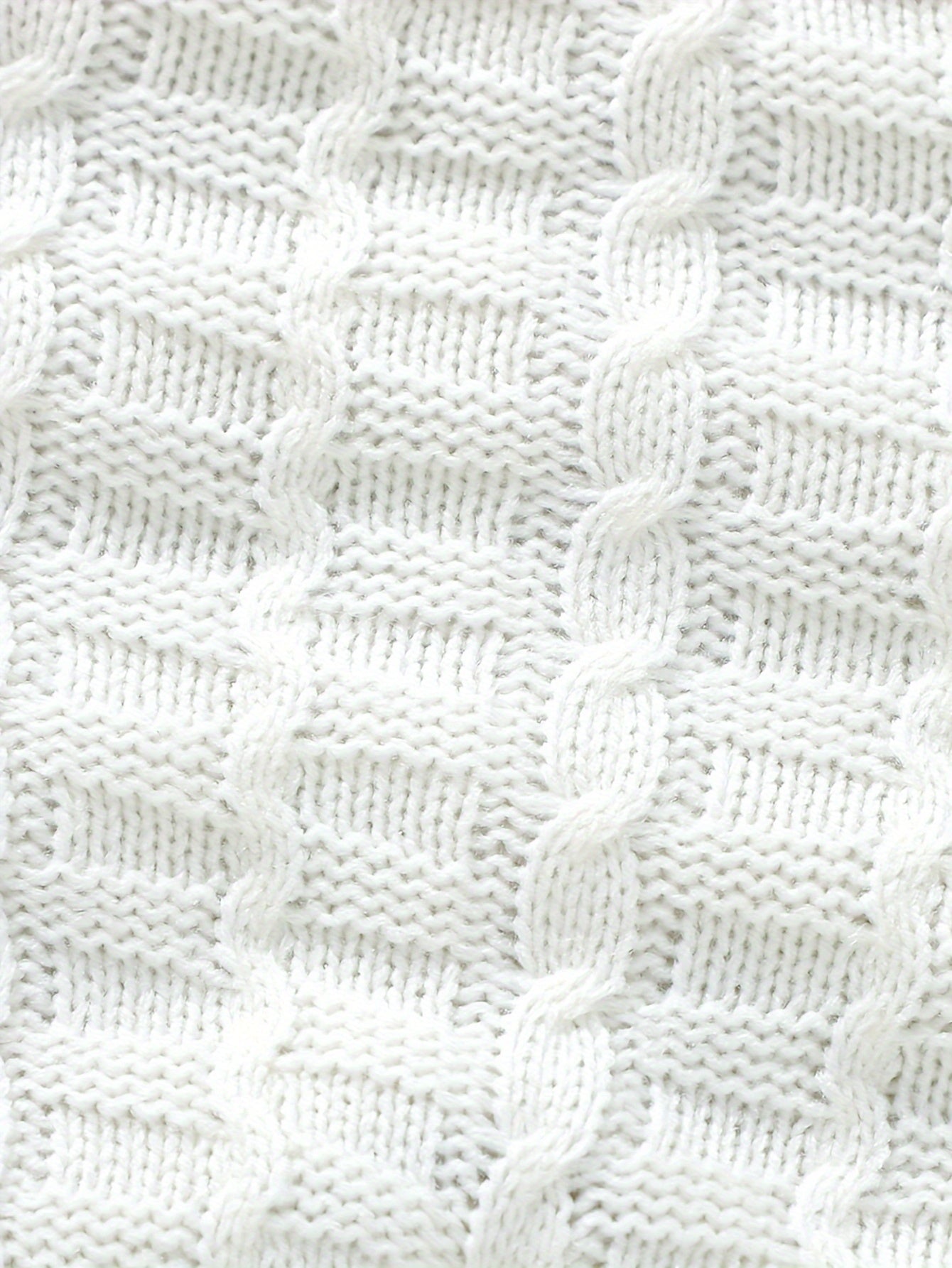 Infant Baby Wool Knitted Suspender Jumpsuit, Long Legs Climbing Suit With Hat Set Without Lining