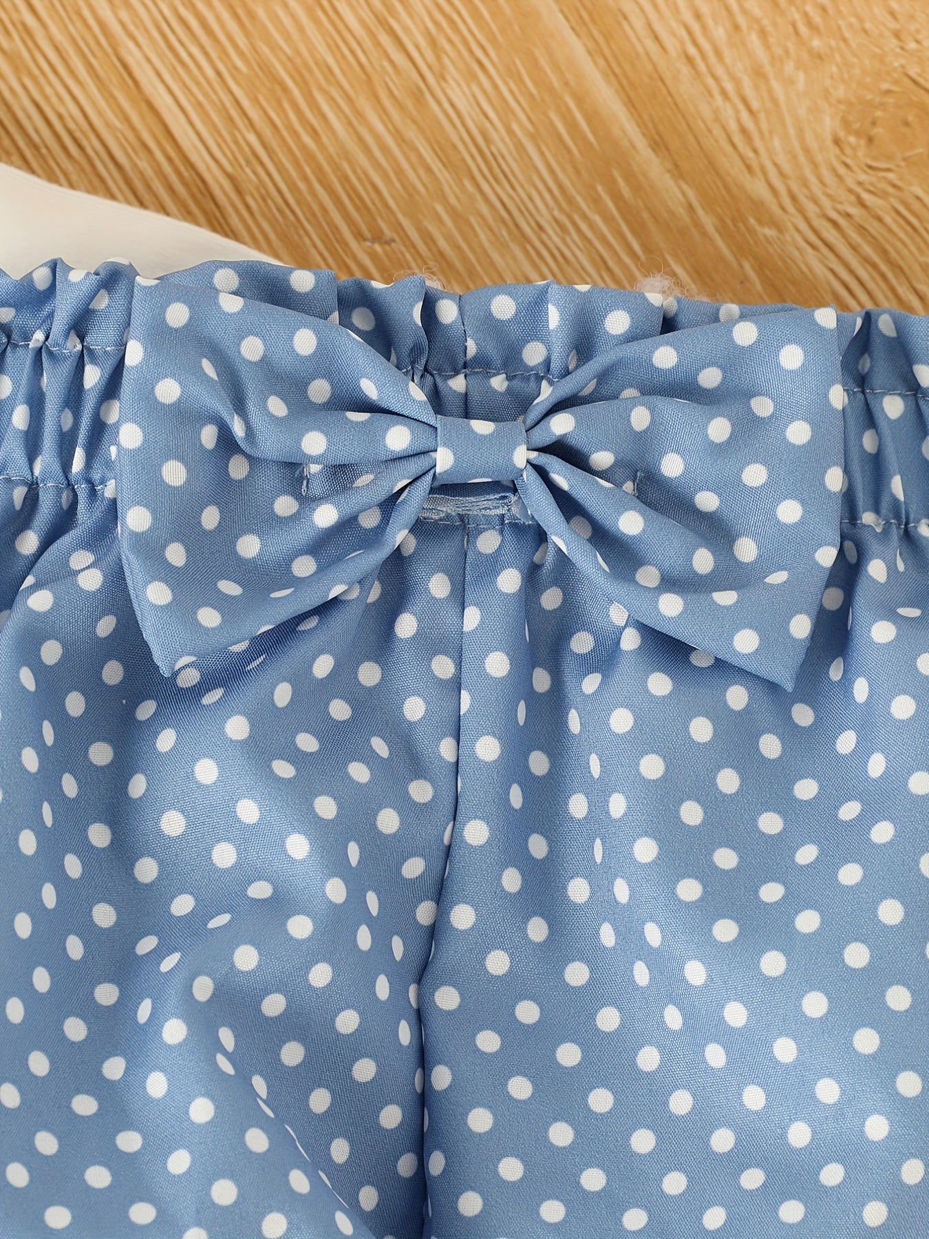 2pcs Baby Girl's Stylish Set, "Isn't She Lovely" Print Long Sleeve Onesie + Polka Dot Pants, Comfy Trendy Outfit Outdoor Clothing