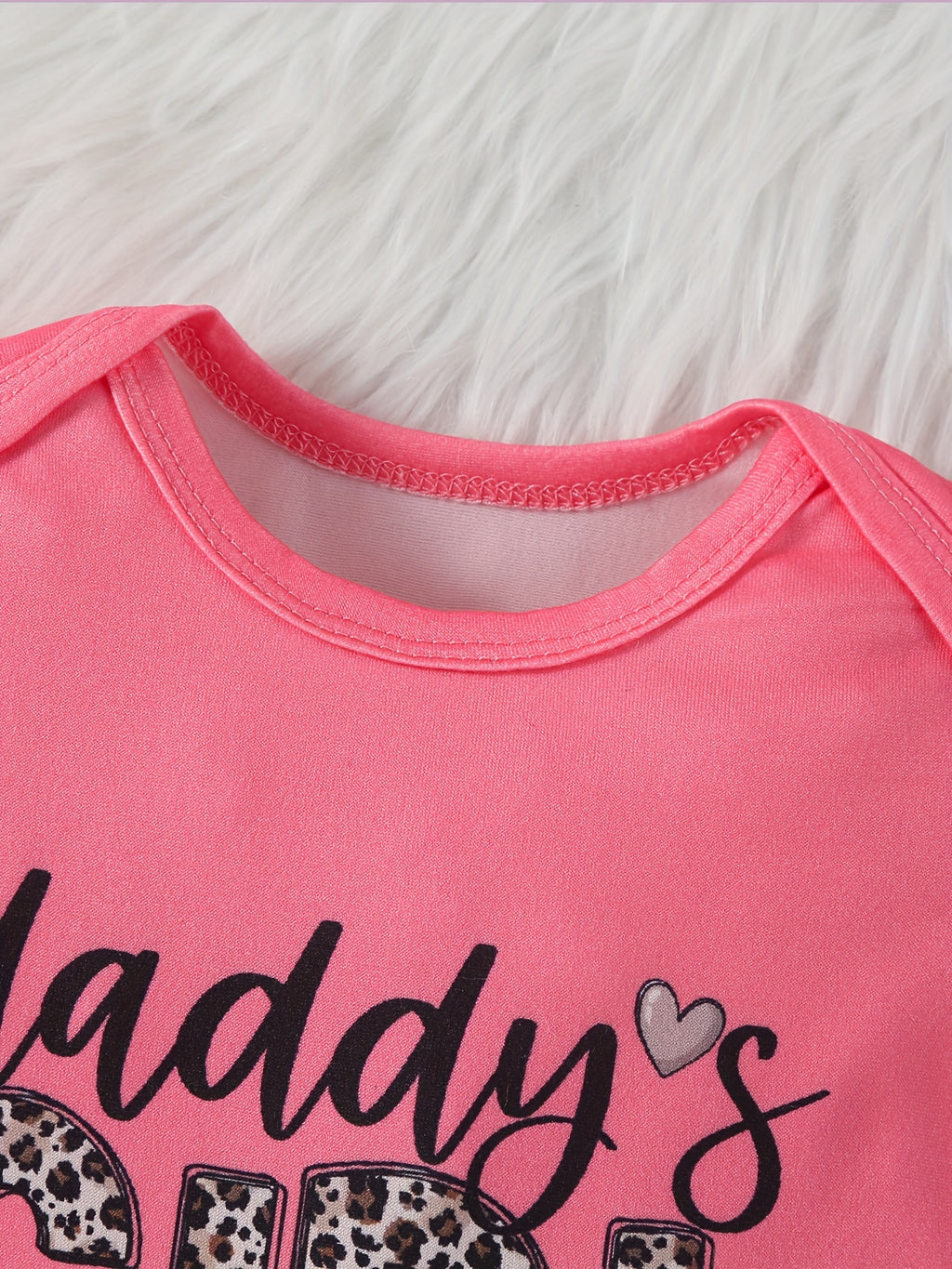 Baby Girl 6pcs Set with Cartoon Cute Letter Pink Clothes Leopard Print Bodysuit, Matching Hat, Pacifier, and Socks, Casual Jumpsuit, Adorable Pink Letter Leopard Pattern, Perfect for Fall/Winter, Baby Girl Clothes, Baby Girl