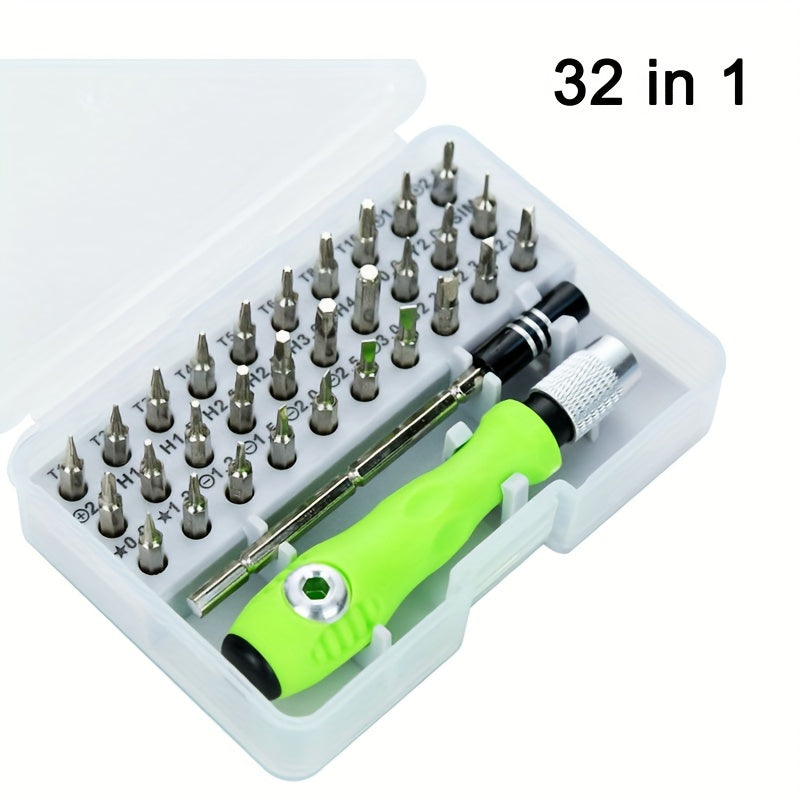 32 In 1 Mini Screwdriver Set Home Tool For Home Repair Multi Tool Bits Ratcheting Screwdriver Sets With Ratchet Wrench Kit
