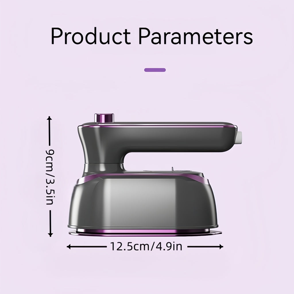 British Standard CY-601 Iron, Professional Level Handheld Ironing Machine with Large Capacity Water Tank, Supercharged Steam, Flat Perm/Hanging Perm, Dry and Wet Comfort for All Fabrics, No Battery Needed, 220-240V, British P