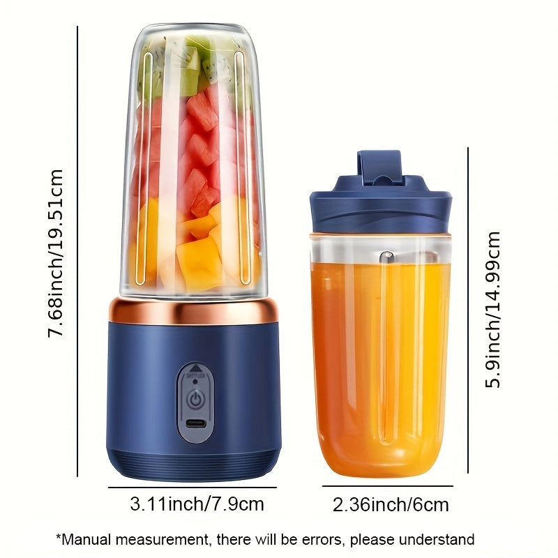 Juicer Portable Small Charging Juicer Cup, Perfect Gift for Home, Kitchen, And Travel, Valentine'S Day, Thanksgiving, Christmas, Mother'S Day, Portable Kitchen Appliance, Travel Juicer, Compact Design, Durable Cup, Automatic