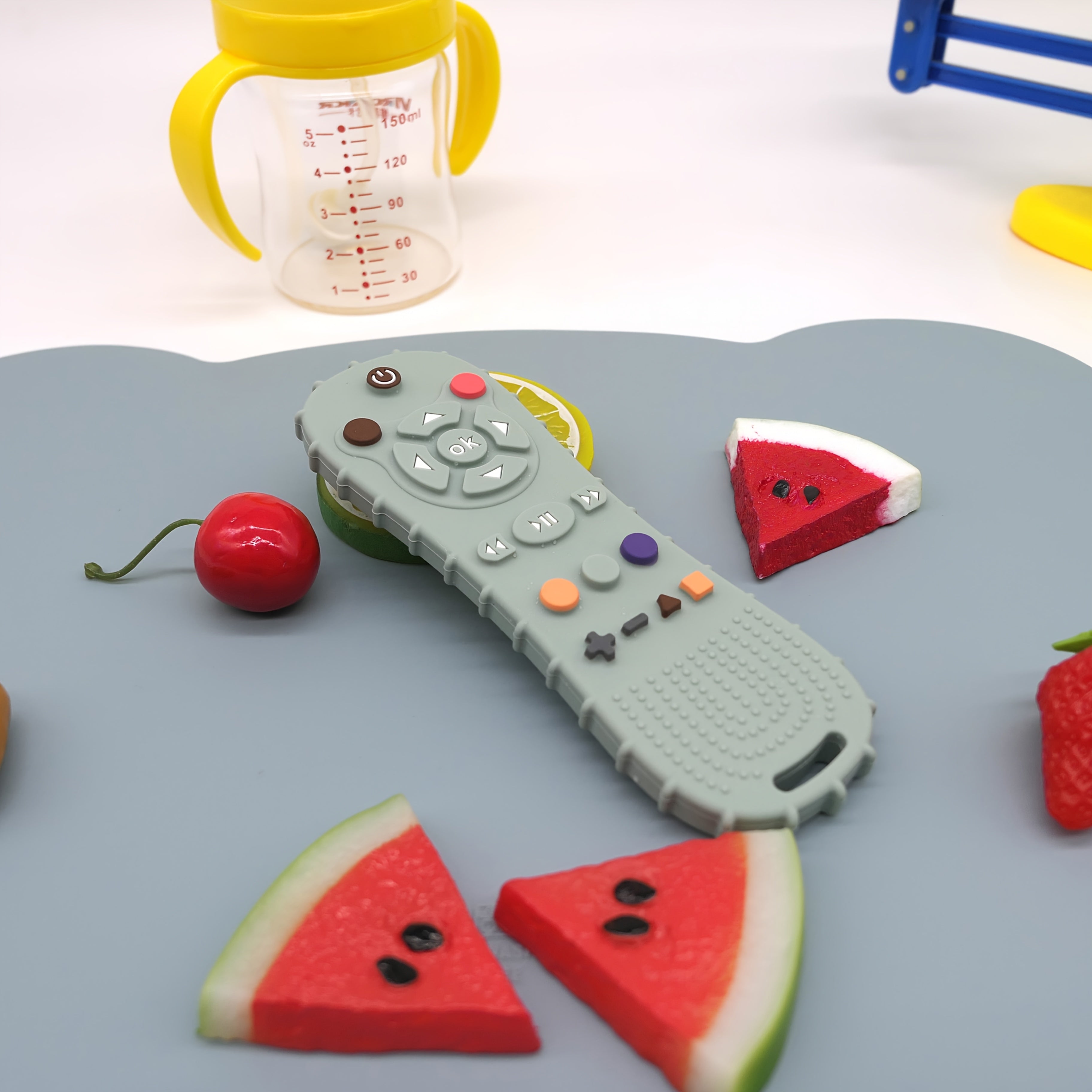 2025 new model, baby silicone gum, baby teething toy, sensory chewing toy suitable for infants aged 0-24 months, Mother's Day gift for boys and girls