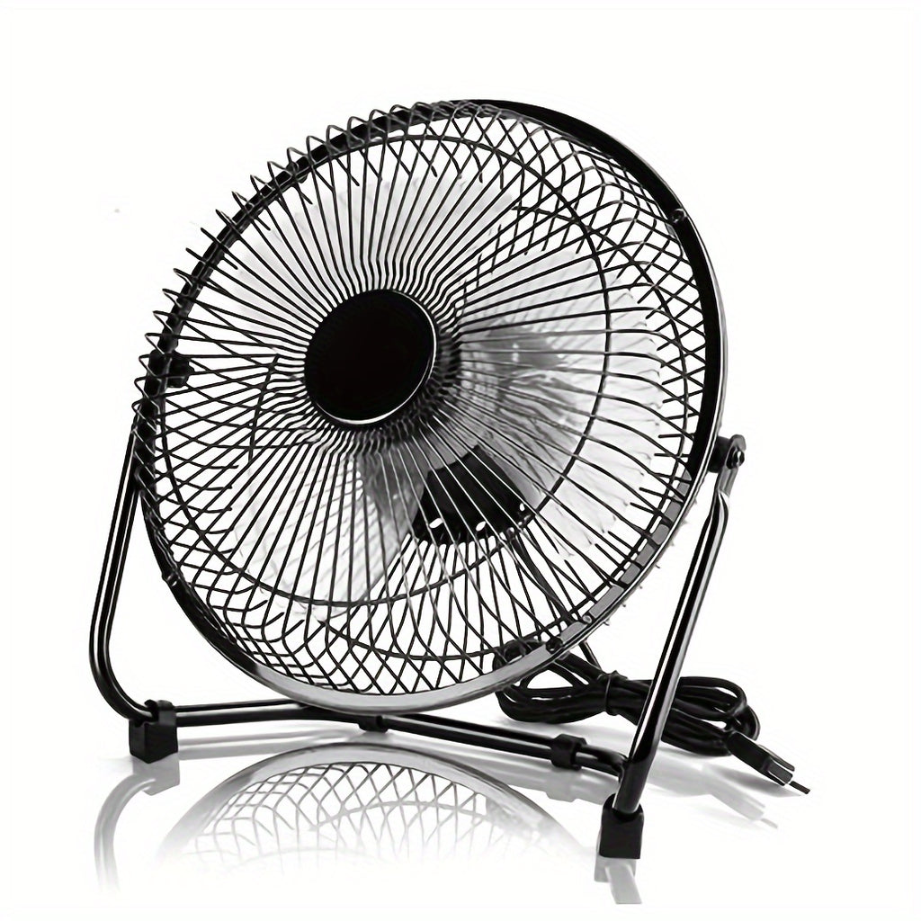 Powerful Personal Mini Fan - Strong 360° Cooling, Ultra-Quiet Operation, Compact Portable Design for Home, Office, and Travel - Desktop USB Fan with Adjustable Head