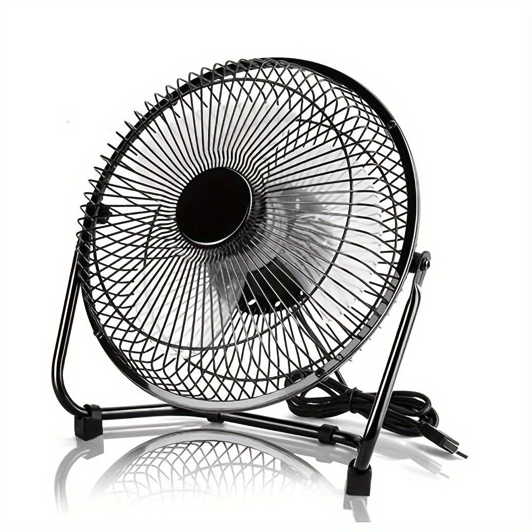 Powerful Personal Mini Fan - Strong 360° Cooling, Ultra-Quiet Operation, Compact Portable Design for Home, Office, and Travel - Desktop USB Fan with Adjustable Head