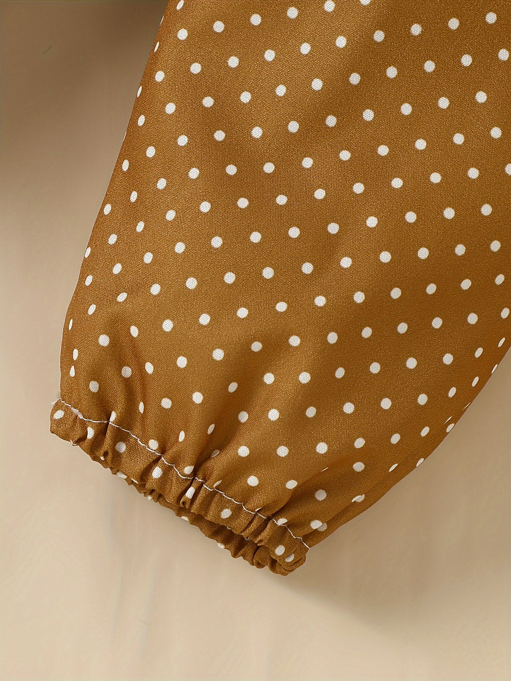 2pcs Baby Girl's Stylish Set, "Isn't She Lovely" Print Long Sleeve Onesie + Polka Dot Pants, Comfy Trendy Outfit Outdoor Clothing