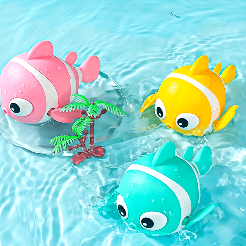 New Baby Playing Water Toys Clownfish Summer Bathroom Children's Upper Bath Toys