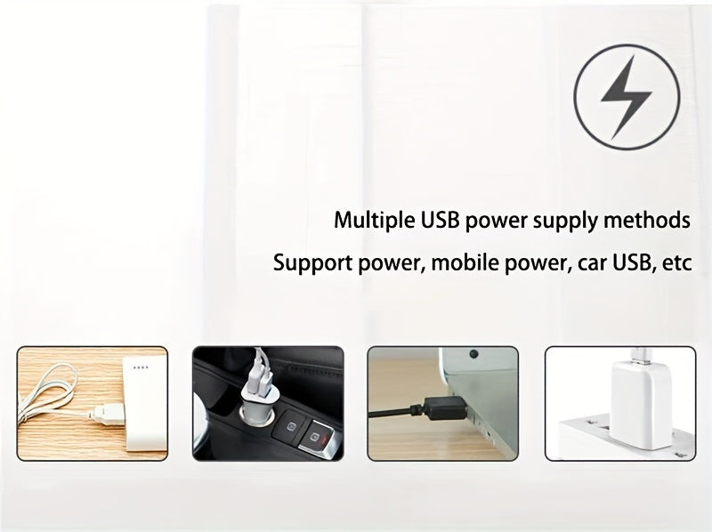 Powerful Personal Mini Fan - Strong 360° Cooling, Ultra-Quiet Operation, Compact Portable Design for Home, Office, and Travel - Desktop USB Fan with Adjustable Head