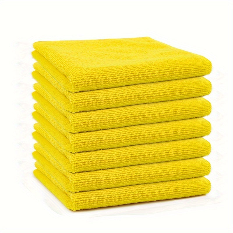 Ultra-Absorbent Microfiber Cleaning Cloth - Soft, Lint-Free Kitchen Towel For Powerful Dust & Water Removal - Perfect For Home, Car Care & Windows