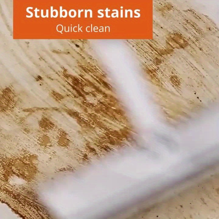 2-in-1 Rotatable Long Handle Cleaning Brush with Scraper - Versatile for Bathroom, Toilet, and Window Squeegee - Durable Plastic, Multi-Surface Floor & Wall Cleaner for Home Use