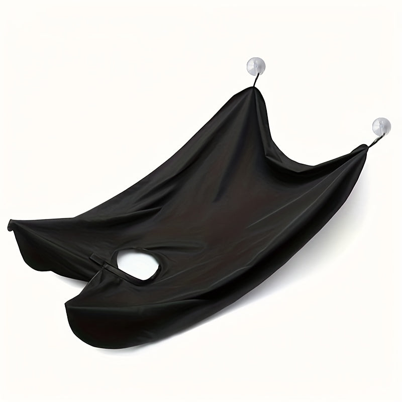1pc Men's Home Beard Scraping Extra Wide Tie, Suction Cup Shape Shaving Bib, Ideal choice for Gifts