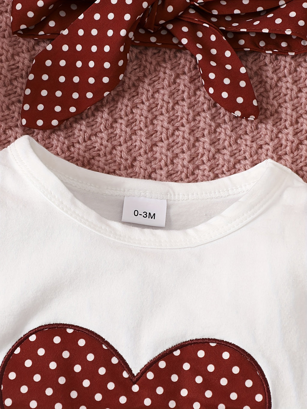 2pcs Baby Girl's Stylish Set, "Isn't She Lovely" Print Long Sleeve Onesie + Polka Dot Pants, Comfy Trendy Outfit Outdoor Clothing