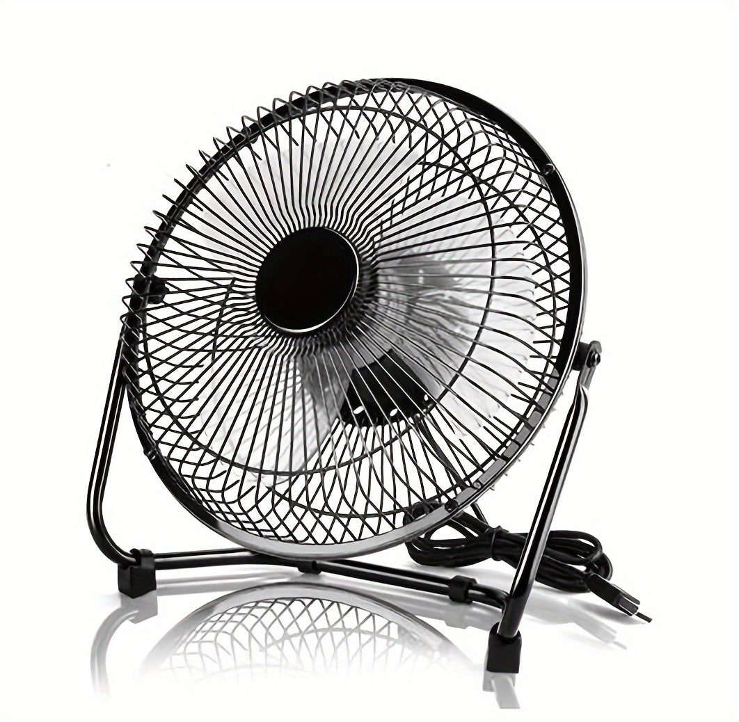 Powerful Personal Mini Fan - Strong 360° Cooling, Ultra-Quiet Operation, Compact Portable Design for Home, Office, and Travel - Desktop USB Fan with Adjustable Head