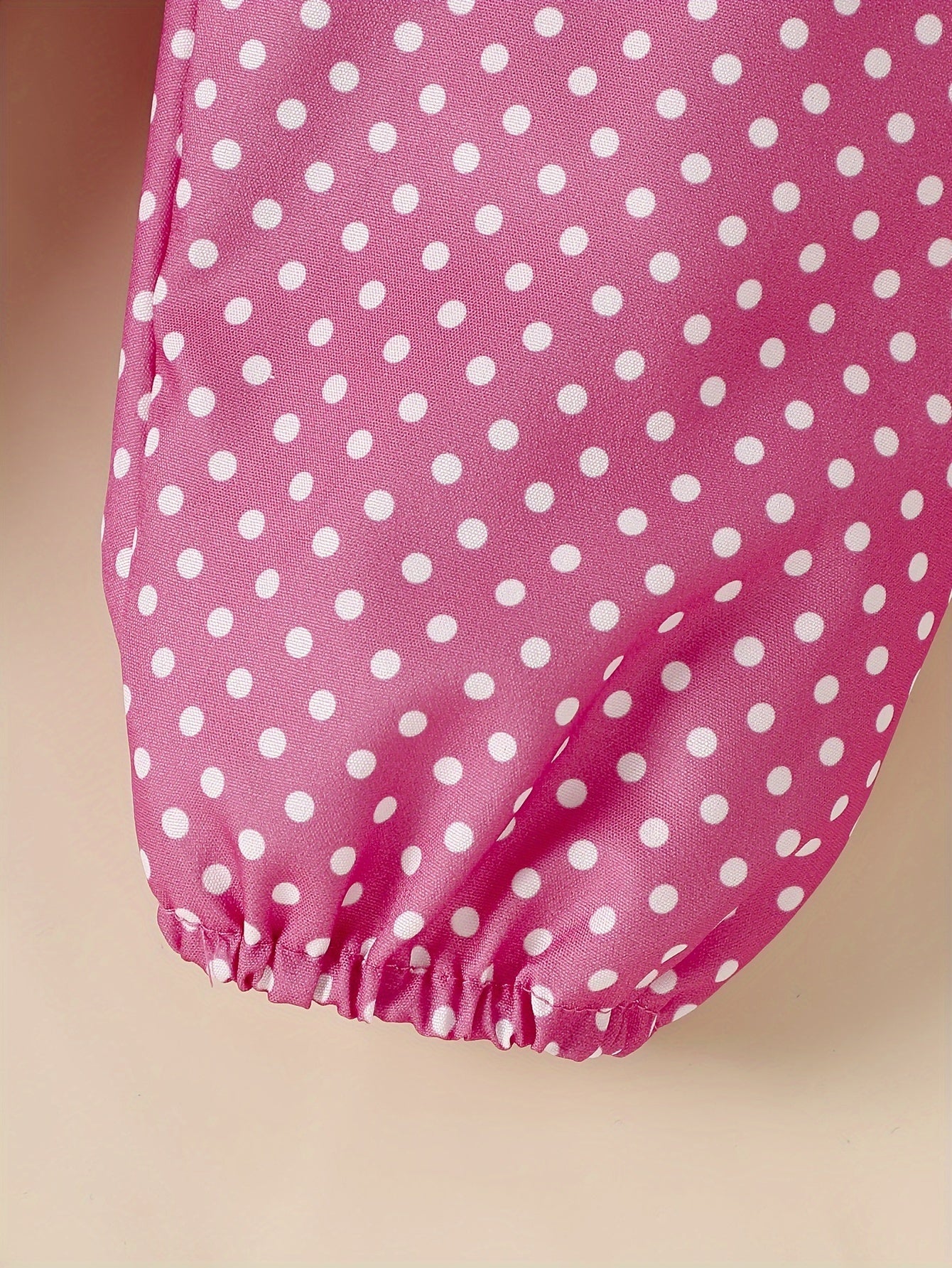 2pcs Baby Girl's Stylish Set, "Isn't She Lovely" Print Long Sleeve Onesie + Polka Dot Pants, Comfy Trendy Outfit Outdoor Clothing