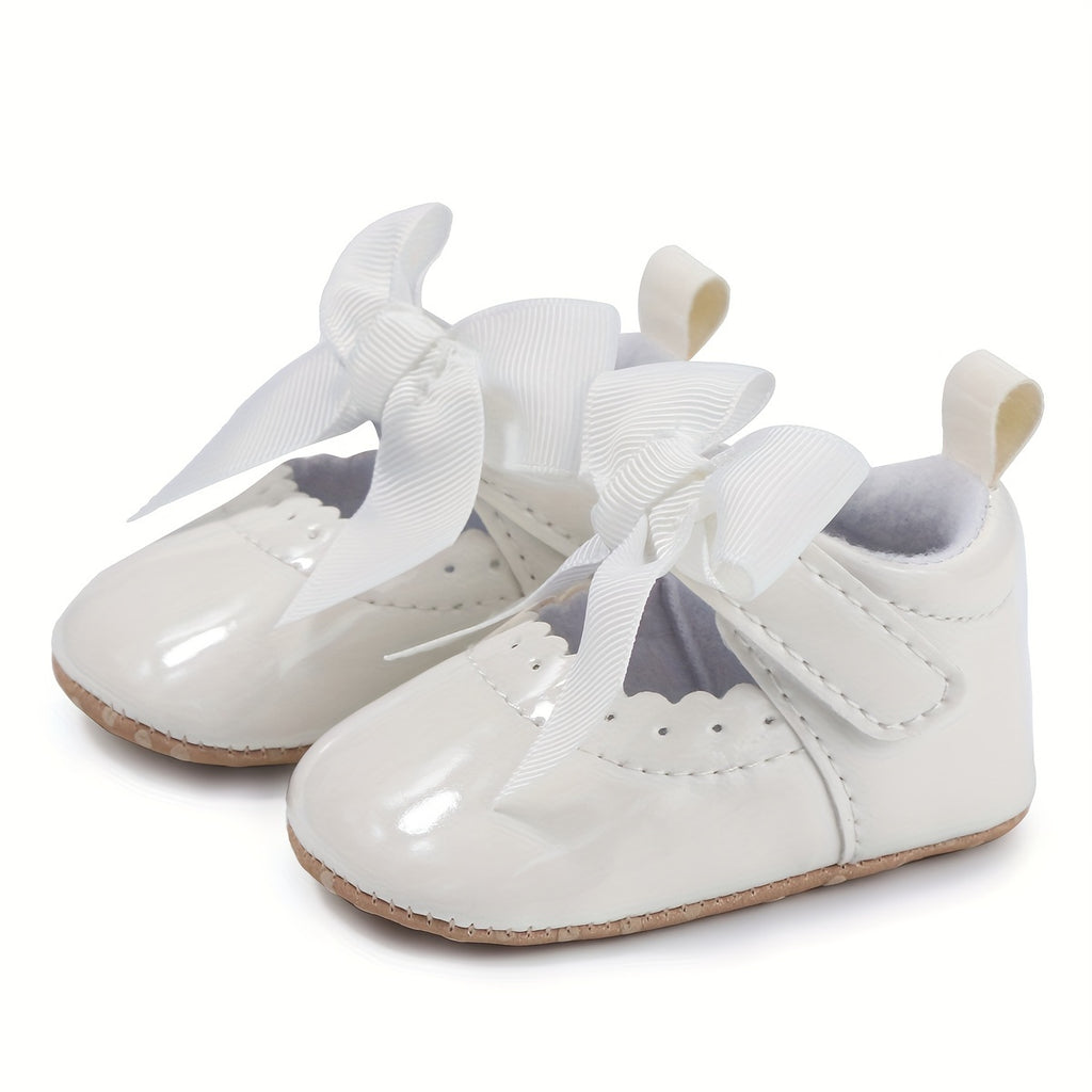 0-3 Months Newborn Soft Sole Princess Shoes Cute Bow Soft Children's Shoes Breathable and Comfortable Baby Shoes
