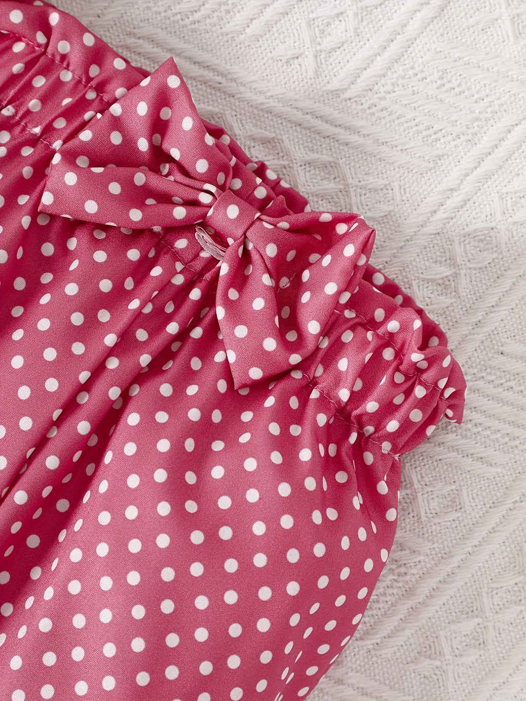 2pcs Baby Girl's Stylish Set, "Isn't She Lovely" Print Long Sleeve Onesie + Polka Dot Pants, Comfy Trendy Outfit Outdoor Clothing