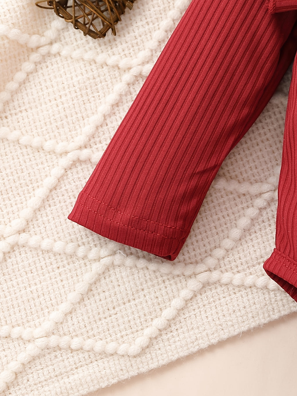 Cute Baby 3pcs Outfits - Floral/leopard Pants & Ruffle Long Sleeve Infant Romper & Headband Set Outdoor Set