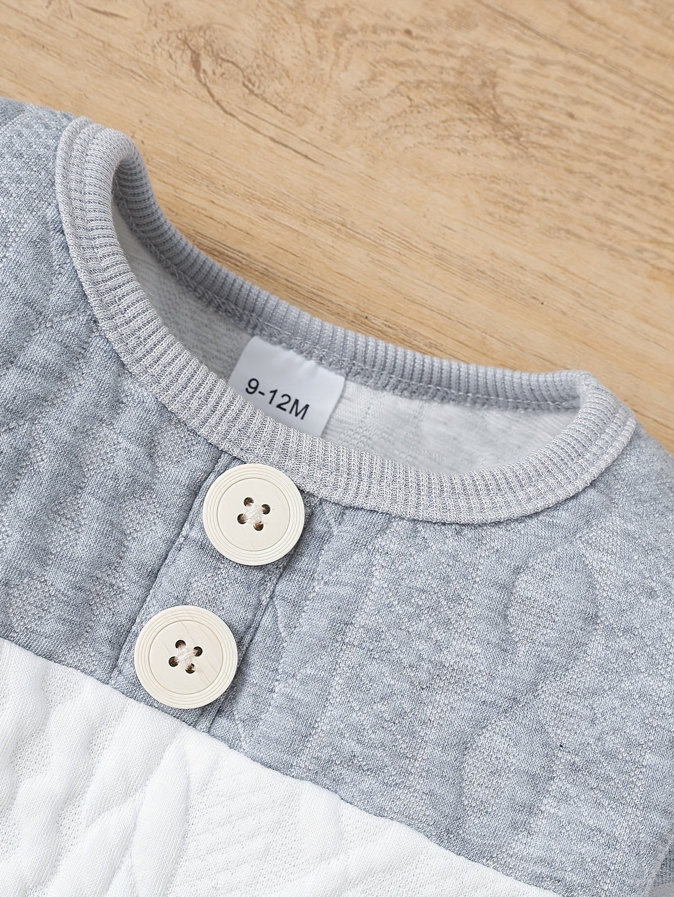 Toddler Baby Boys Cable Knit Contrast Color Bodysuit, Kids Casual Outdoor Clothes