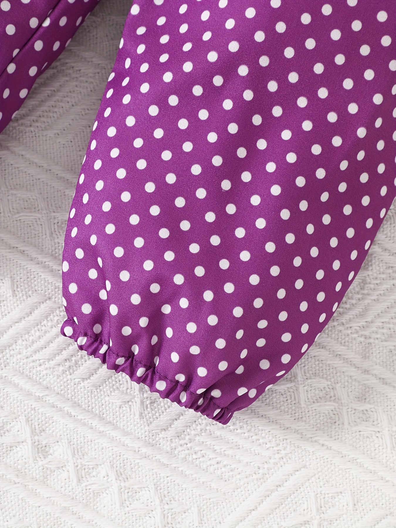 2pcs Baby Girl's Stylish Set, "Isn't She Lovely" Print Long Sleeve Onesie + Polka Dot Pants, Comfy Trendy Outfit Outdoor Clothing