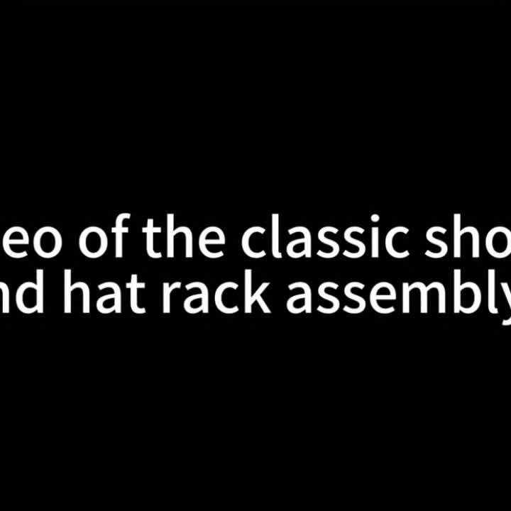 1pc Shoe And Hat Rack, Carbon Steel & Non-Woven Fabric, Floor Standing Dustproof Shoe Organizer, Multi-Layer Easy Assembly Shoe Shelf For Home, School Dorm – Metal & Plastic Construction