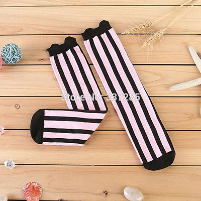 Children warmer ankle short lovely socks Cartoon Cute Kids Girl Knee High Socks infant cotton Baby Animal Over Knee Socks girls