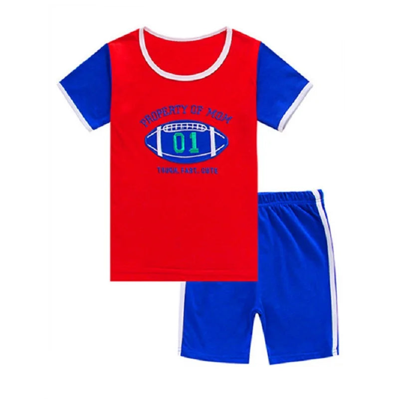 Green Crocodile Baby Boy Clothes Set Bike Children Tee Shirts Pants Suits Kids Outfit 100% Cotton Tops Panties 2 3 4 5 6 7 Years