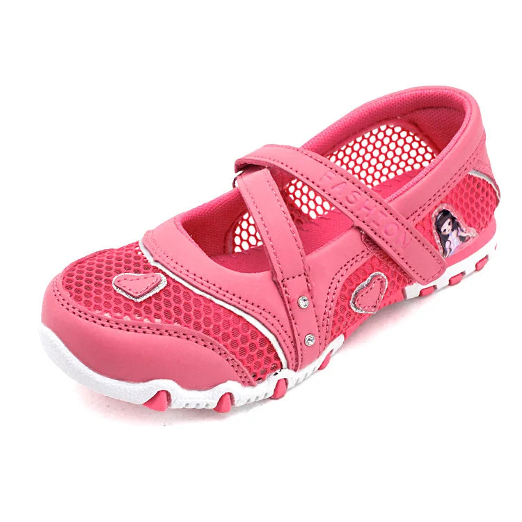 Hot Sale Summer High Quality Non-slip Children Shoes Girls Fashion Sandals Cartoon Princess Sandals Kids Flat