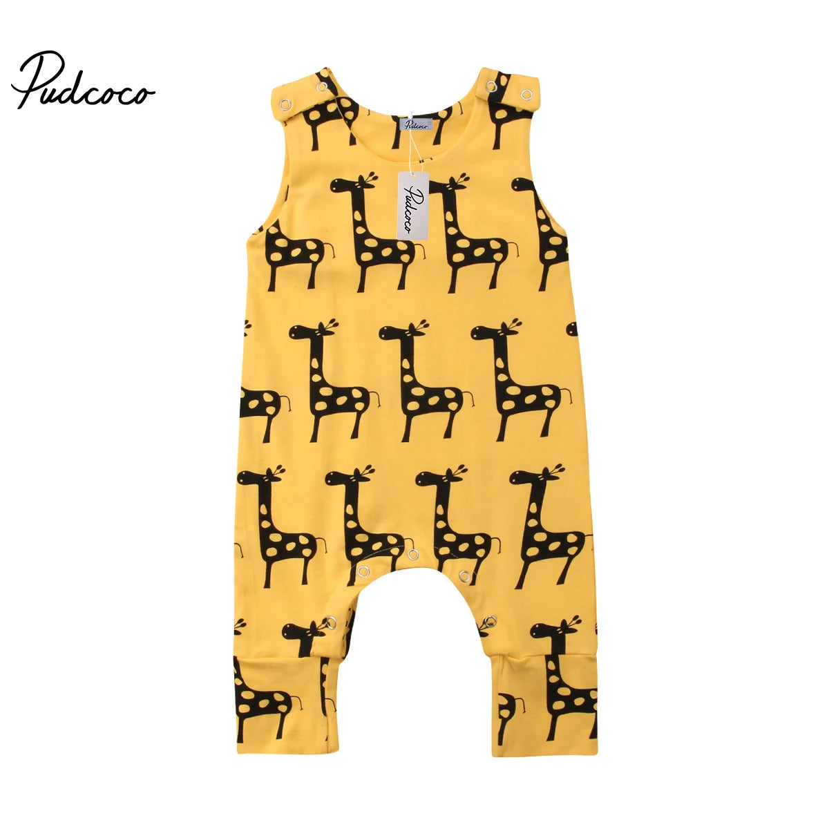 2024 Brand New 0-24M Cute Newborn Baby Boy Girl Sleeveless Cartoon Animal Cotton Romper Jumpsuit Outfits Summer Clothes