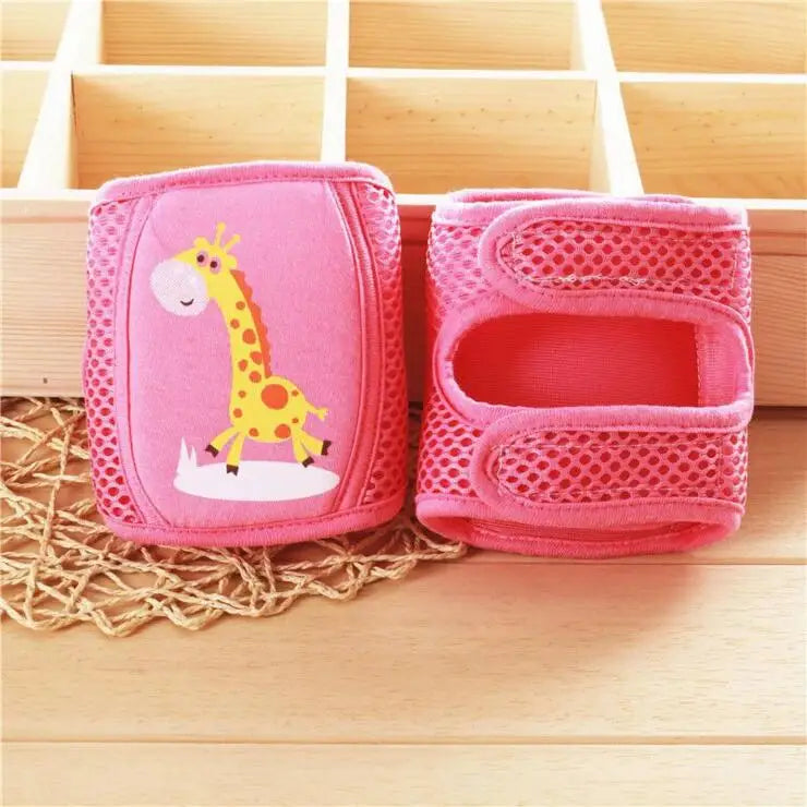 Baby Accessories Knee Pads Safety Girl Boy Kids Toddler Crawling Slip Protector Infant Gaiter Adjustable Kneecap Bunny Giraffe