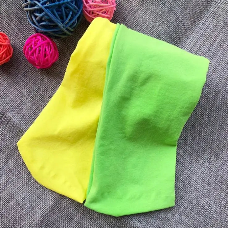 3-9 Years Girls Candy Color Tights Baby Kids Cute Velvet Pantyhose Contrast Combination Color Girl Spring Warm Dance Stockings