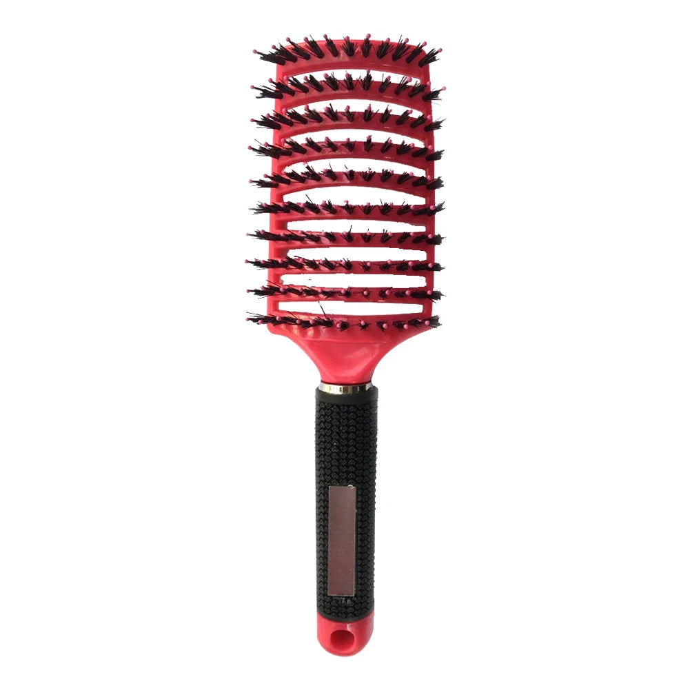 Hair Scalp Massage Comb Hairbrush Bristle Nylon Women Wet Curly Detangle Hair Brush for Salon Hairdressing Styling Tools