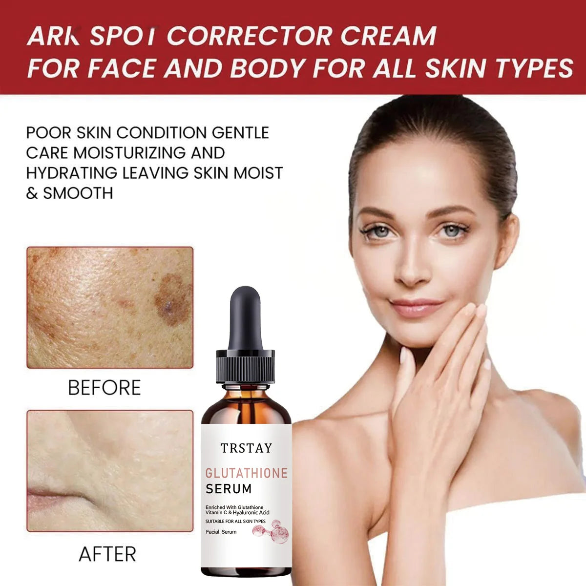 glutathione essence, firm the skin, fresh and not dry, moisturize the skin