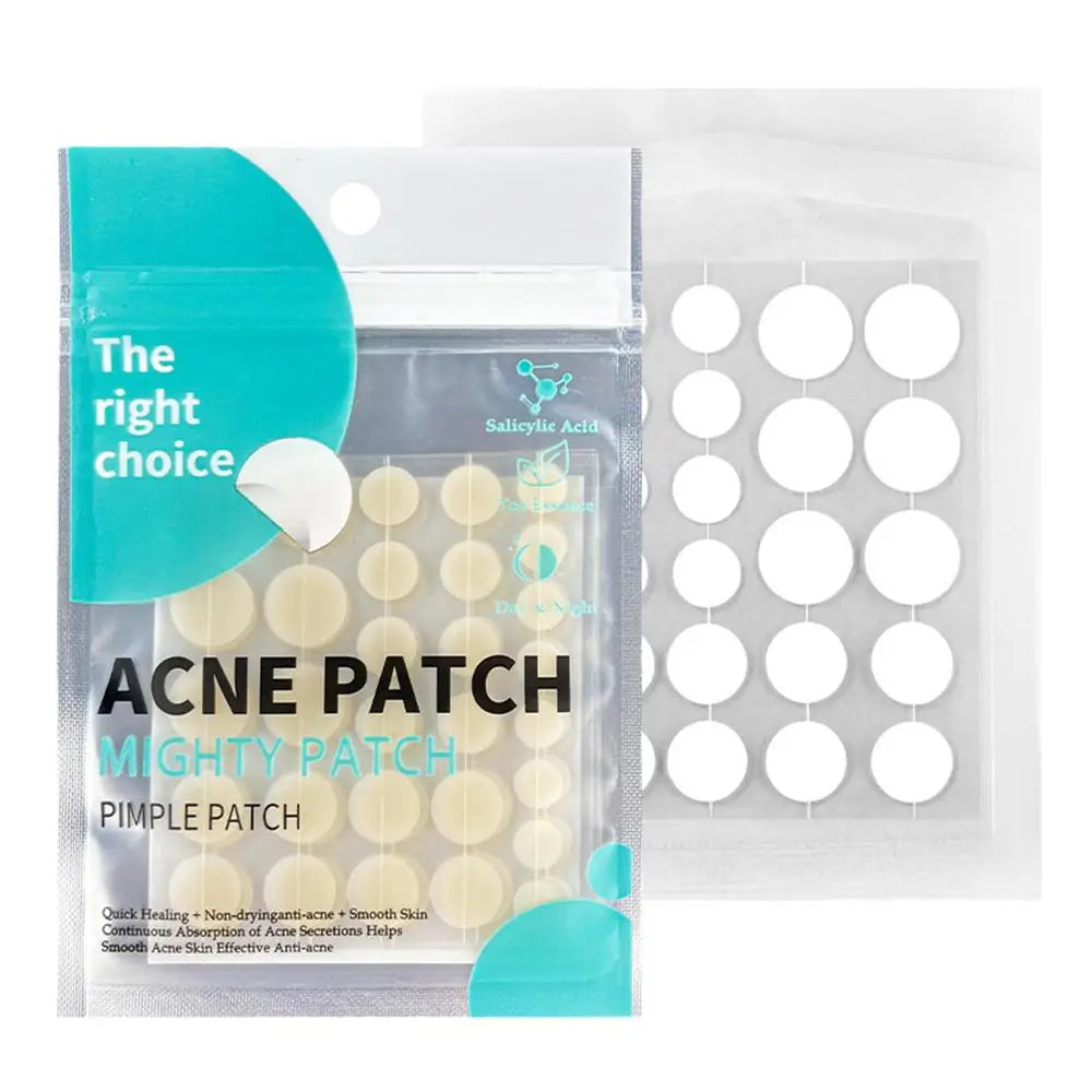 30pcs Acne Pimple Patches Invisible Removal Pimple Anti-Acne Hydrocolloid Patches Spots Mark Concealer Waterproof Repair Sticker