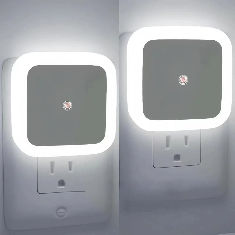 LED Night Lights Plug Into Wall Dusk To Dawn Light Sensor Night Light for Adults Kids Room Bedroom Bathroom Hallway Kitchen