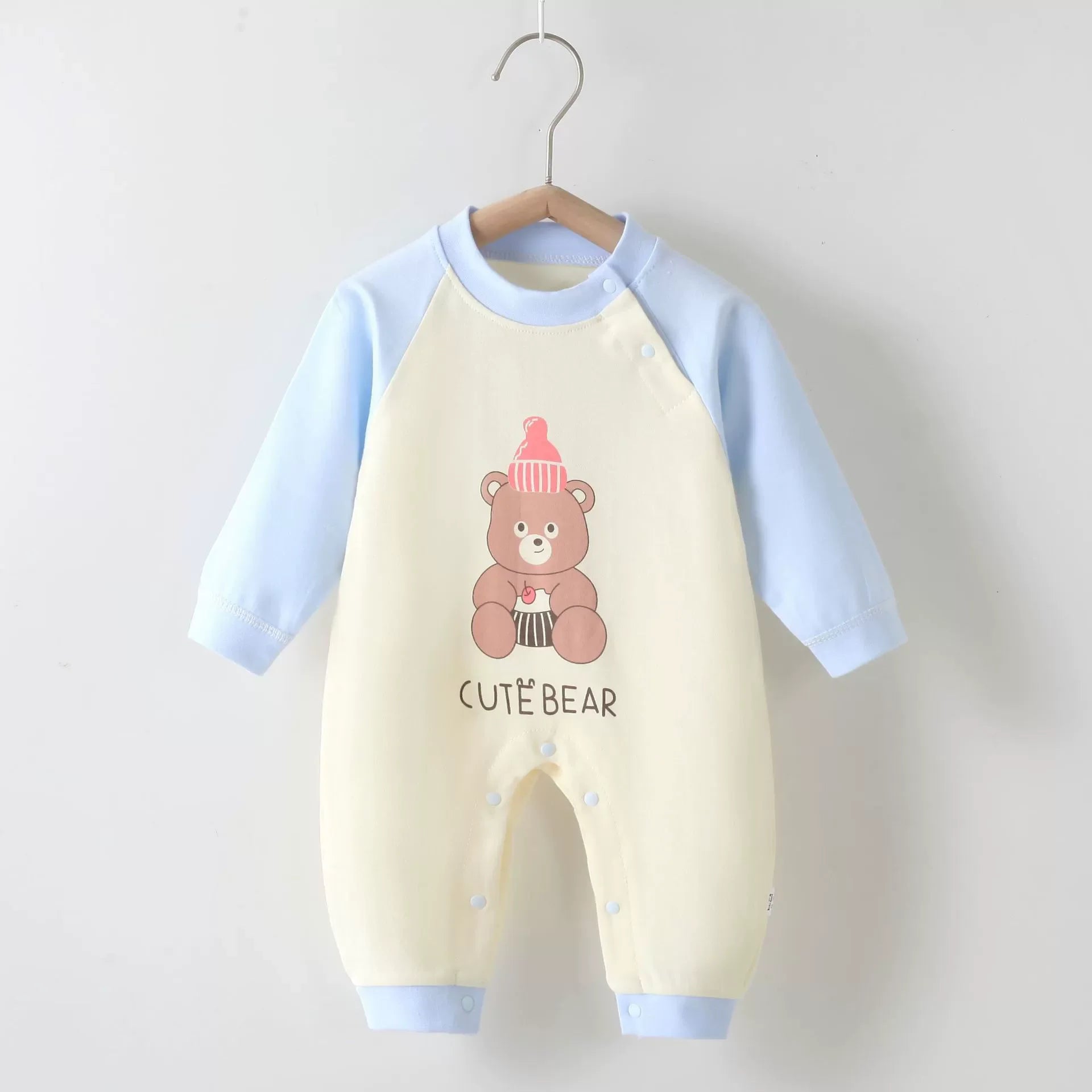 Newborn baby clothes Cotton Warm Baby Wear Clothes Fashion Cartoon mickey Print 0-12month baby Romper