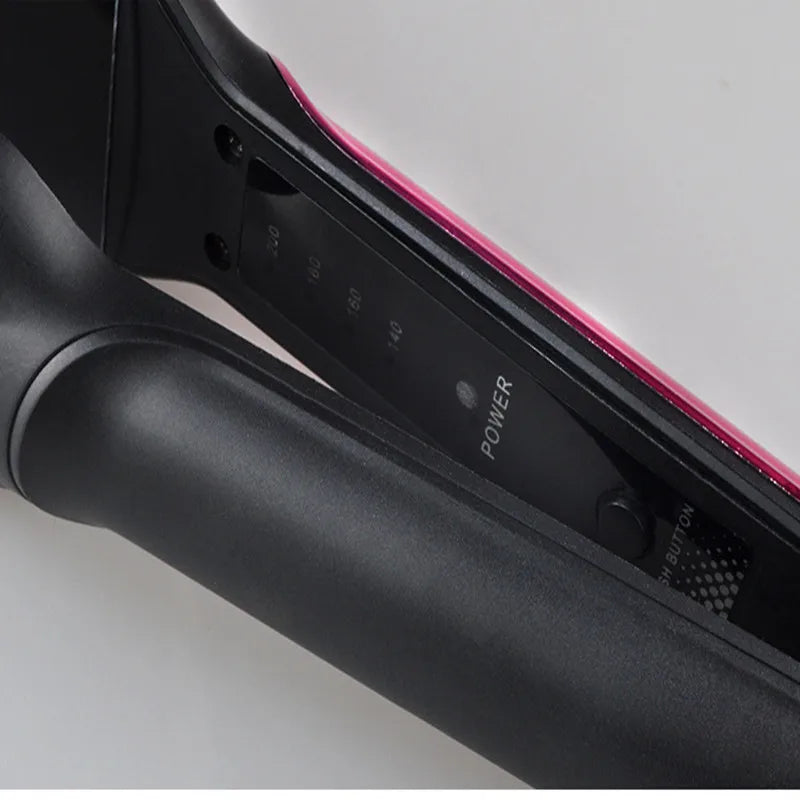 2020 Sale New Modelador De Cachos Electric Hair Comb Straight Clamps Ceramic Straighteners Do Not Hair Corn Curtains Optional